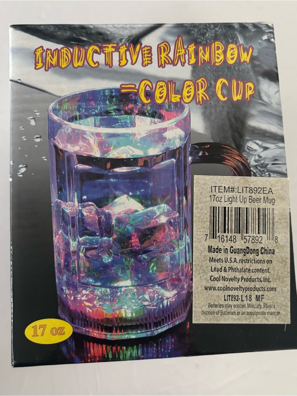 Blue Color-Changing LED Mug - Inductive Rainbow - Picture 4 of 7
